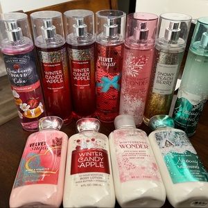 Bath and Body Works lotions and perfumes